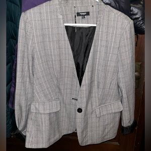 Plaid Blazer